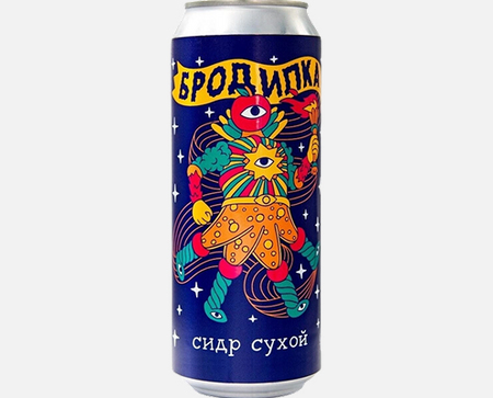 Бродилка яблочный Сухой 0,5л Ж/Б 6%